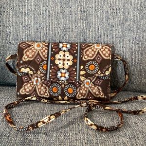 Vera Bradley cross body wallet